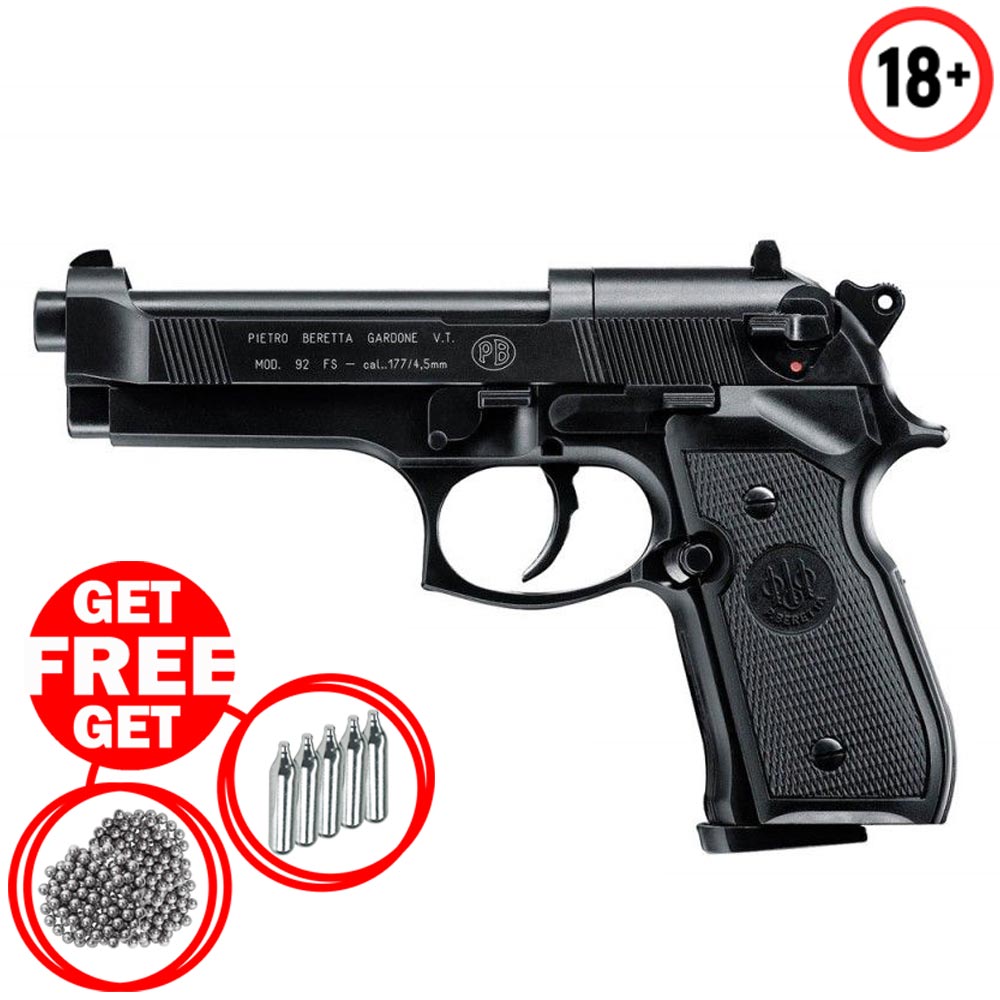 Beretta M92FS CO2 Air Pistol BB Gun Airguns Pellet
