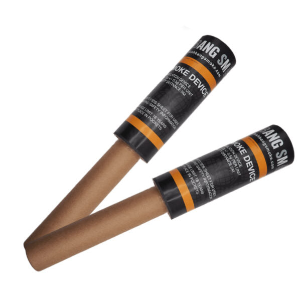 Smoke Grenades Single Vent Hand Held Handle Orange