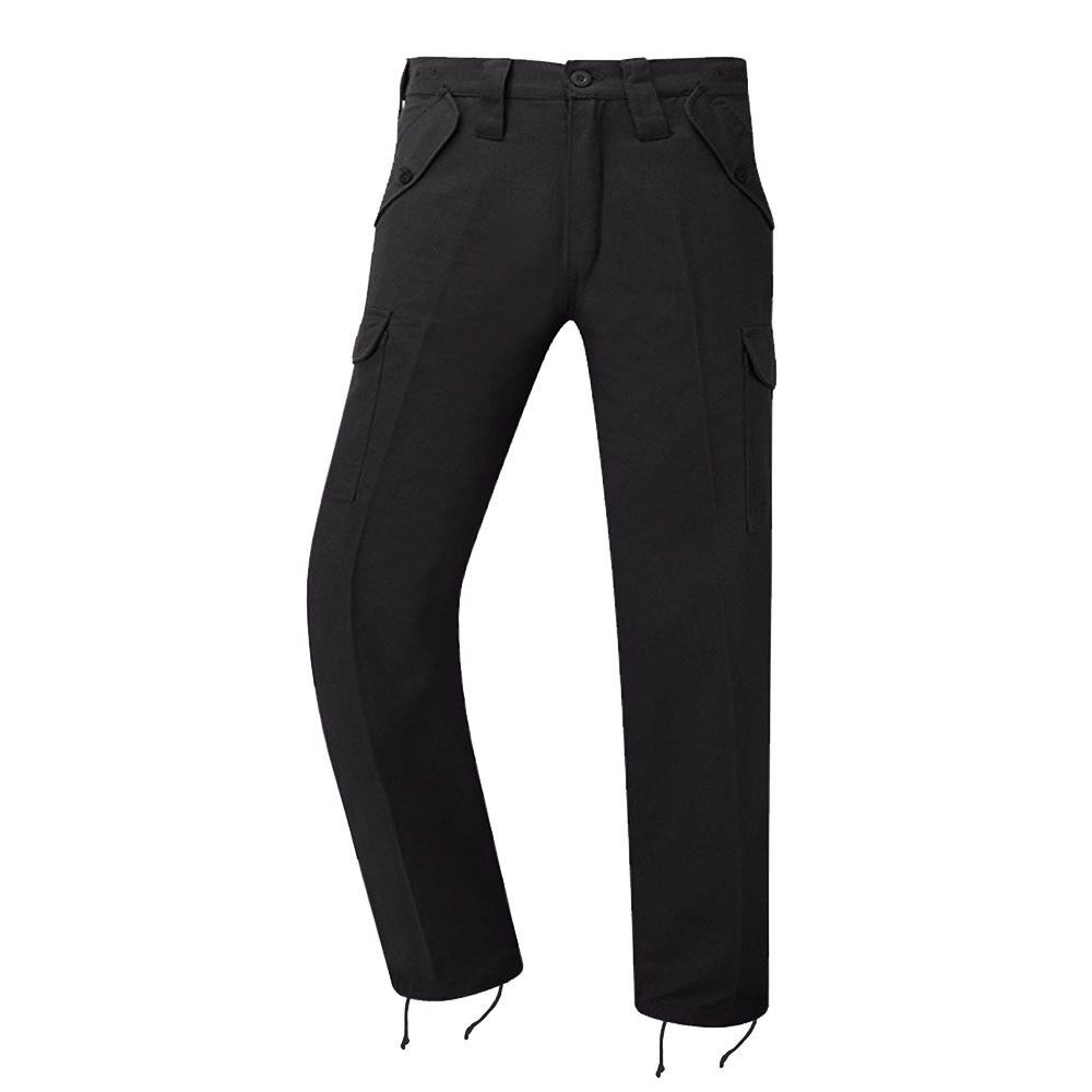 Combat Trouser Cargo US Army Military Style Security Outdoor Work Pant Black