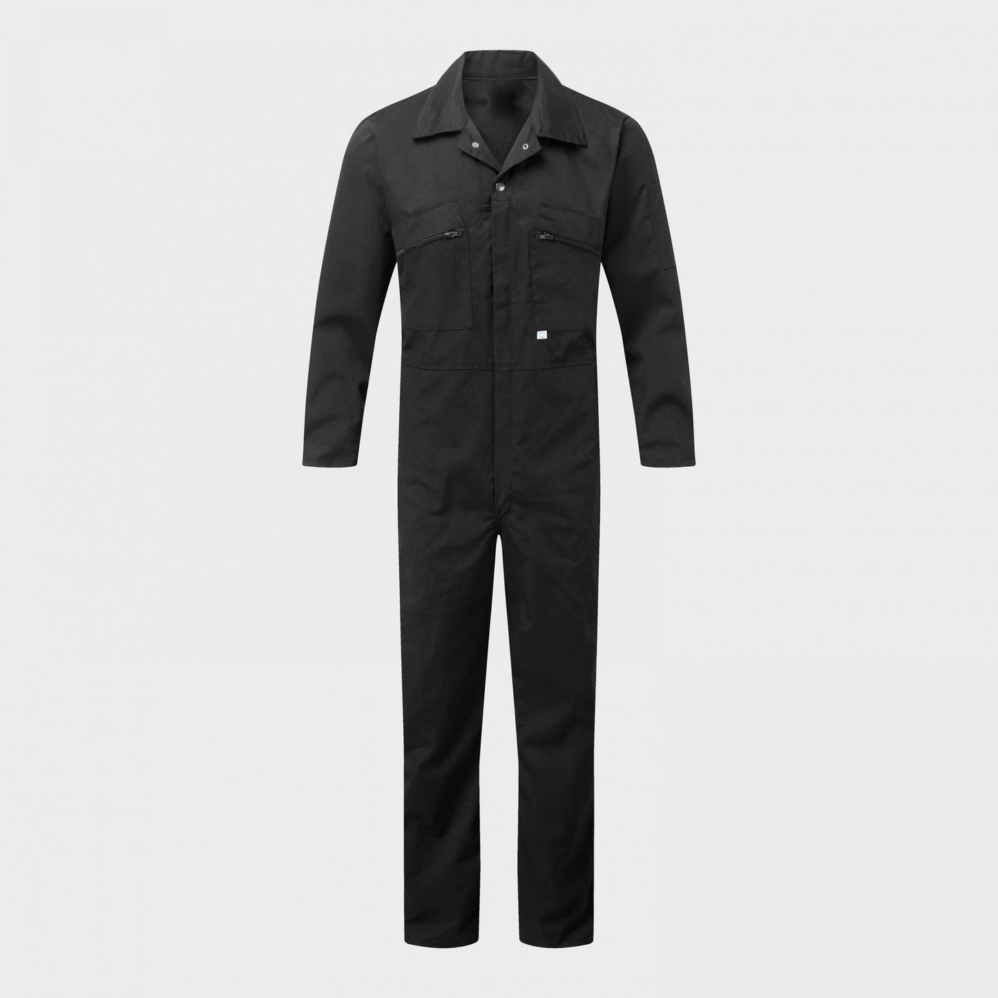 Boiler Suit Full Zip DIY Work Coverall Overall Black