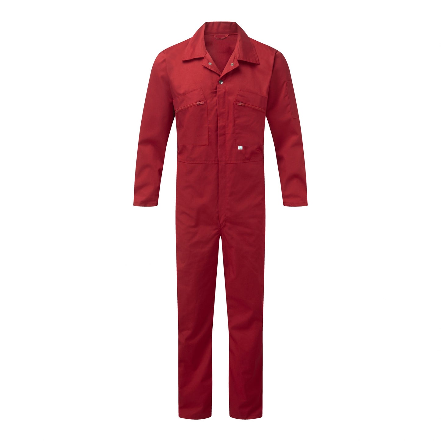 Boiler Suit Full Zip DIY Work Coverall Overall Red